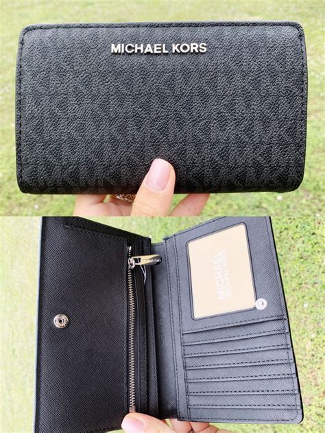 michael kors slim bifold wallet|michael kors small black wallet.